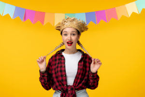 Penteado para Festa Junina: Inspirações para Cabelos Curtos e Compridos