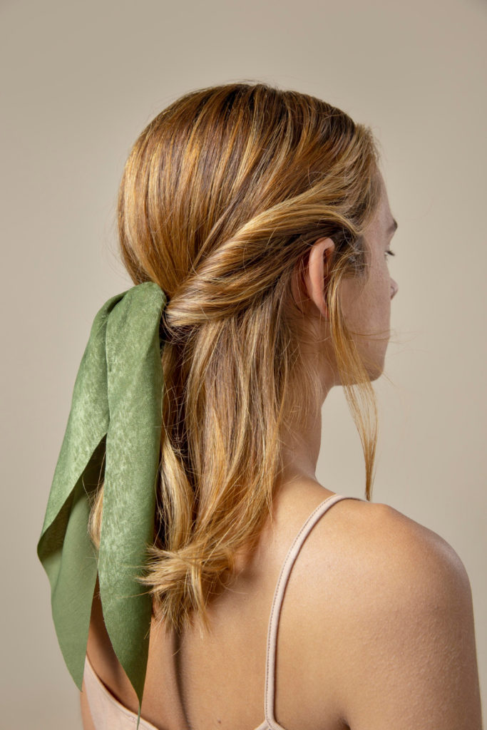 Half Ponytail Cacheado
