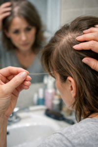Cabelo Afinando? Descubra as Possíveis Causas - Fonte: Copilot AI